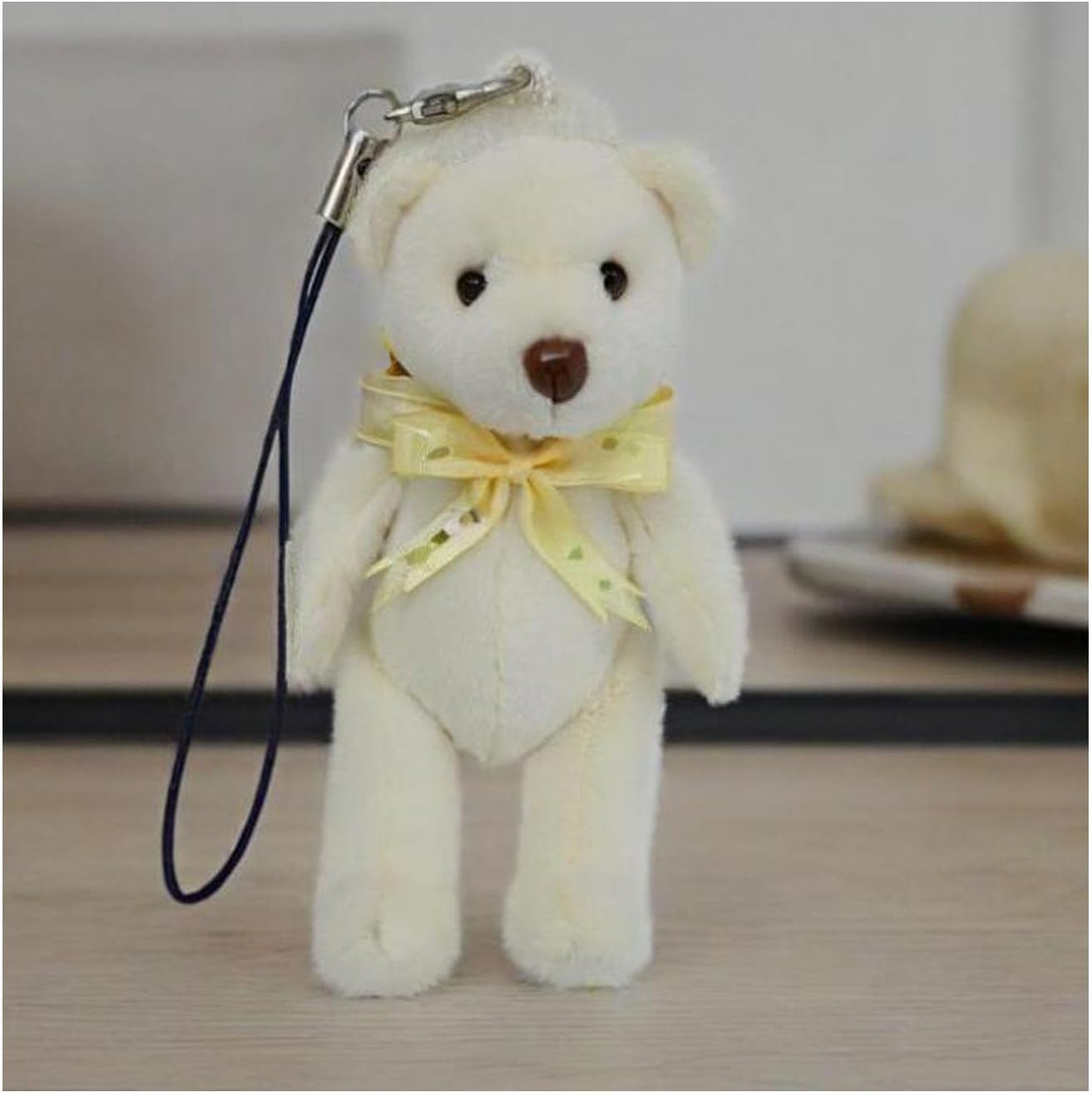 100Pcs Cell Phone Split Ring Strap - Detachable Ring Strap Phone Charm Cords (Black) image number 4