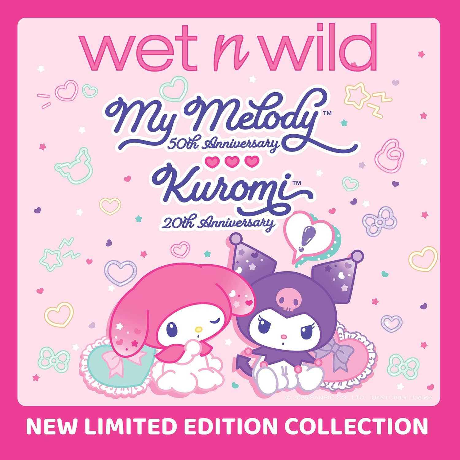 Wet N Wild My Melody and Kuromi Makeup Bag image number 3