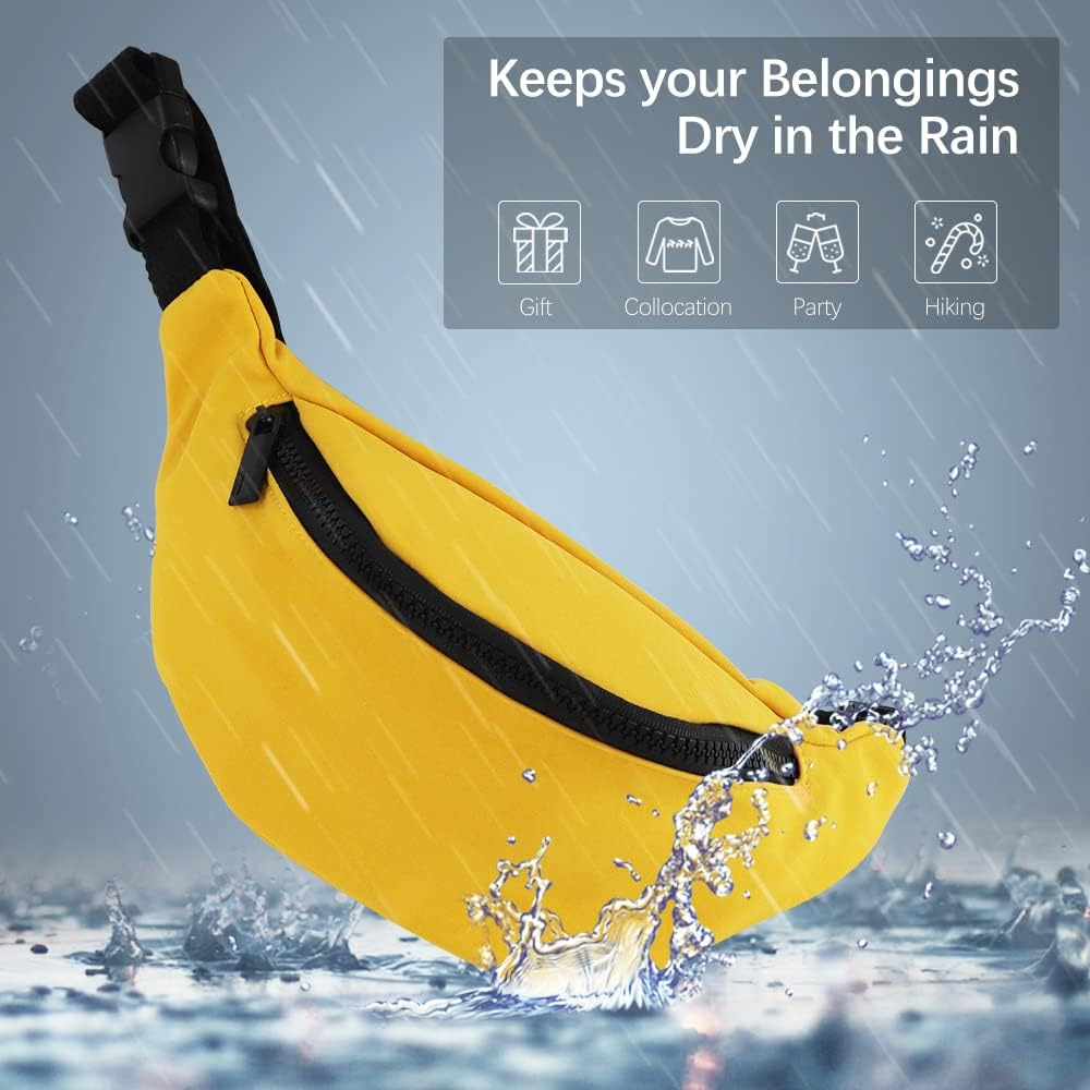 Biefudan Fanny Pack for Kids,Adjustable Waist Bag for Kids Boys Girls,Cute Fashionable Waist Pack Children'S Bum Bag,Sports Workout Traveling Running Carrying Phones Mini Bags (Red) - Orange image number 5