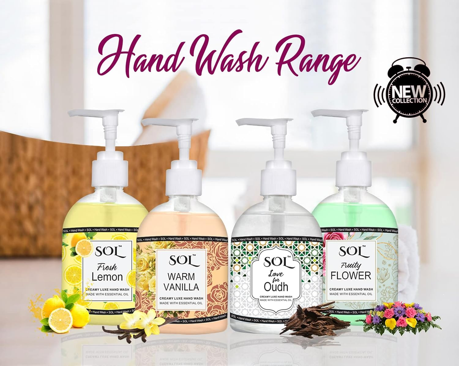 Sol Fruity Flower Anti-Bacterial Hand Wash - 500Ml image number 1