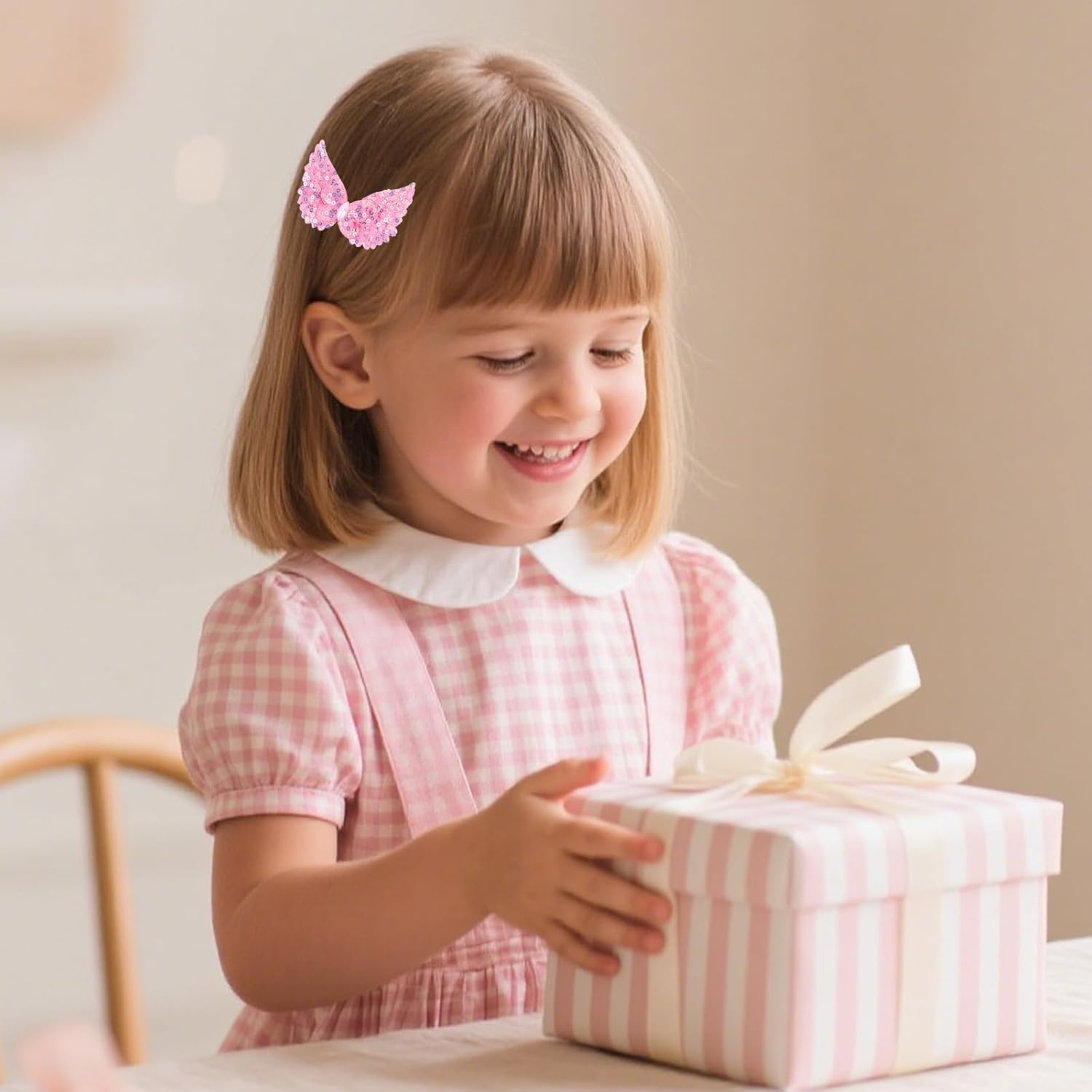 Srotmirw Women'S Hair Clips, Pack of 6 Bow Wing, Hair Accessories for Women with Sequins, for Women and Girls in Daily Life image number 3