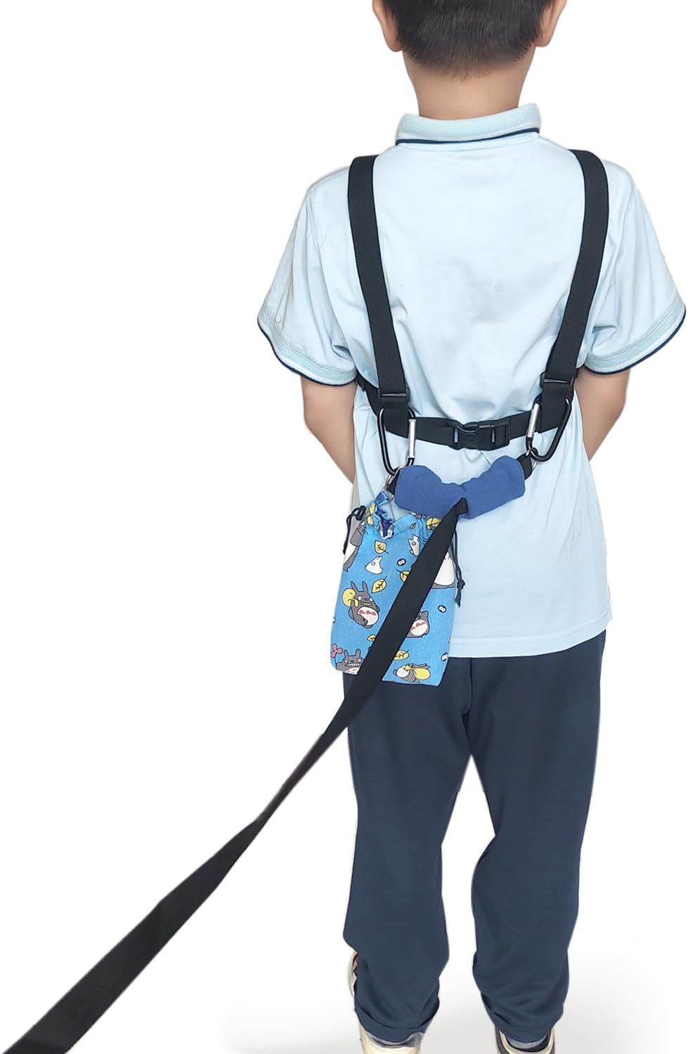 Walking Harness for Older Children with Quick Grab Handle and Adjustable Tether for Autism Special Needs ADHD Safety Teens Harness with Pouch Autism Awareness Straps image number 1