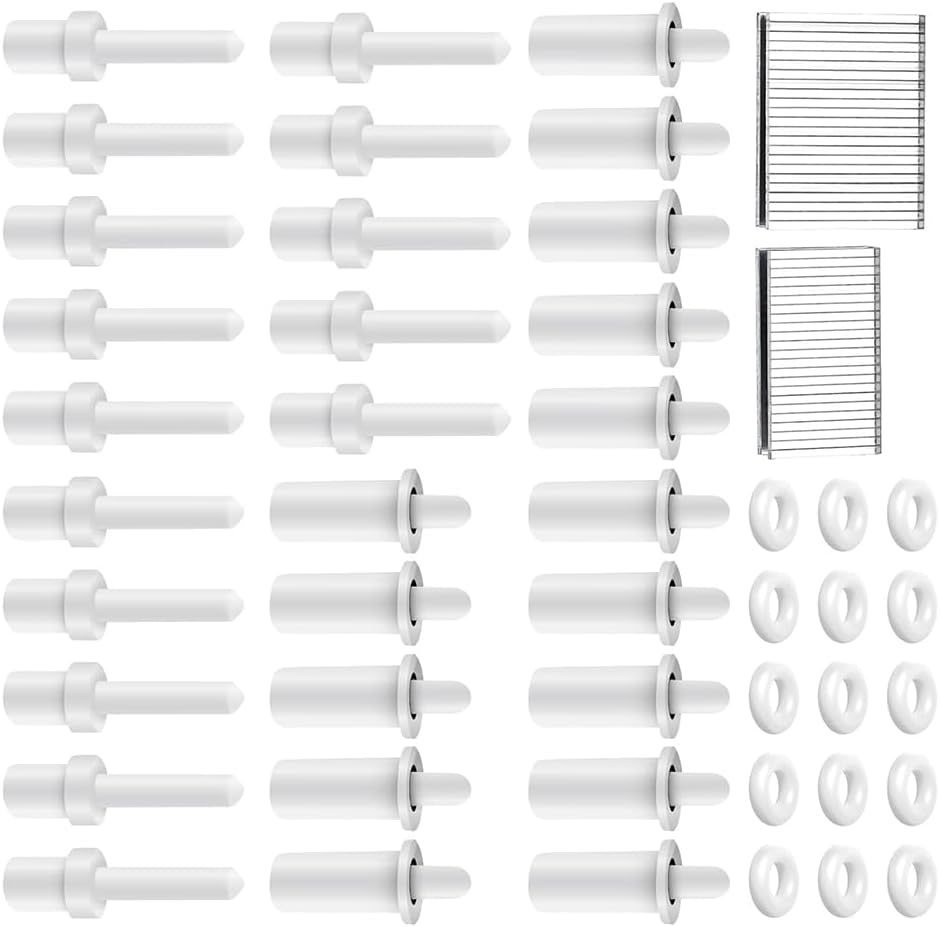 85 Pcs Shutter Repair Kit, Plantation Shutter Repair Tool Set,Shutter Fasteners,Repair Plantation Shutters Tool Kit with Shutter Repair Spring Pins,U-Shape Shutter Louvers Staples image number 6