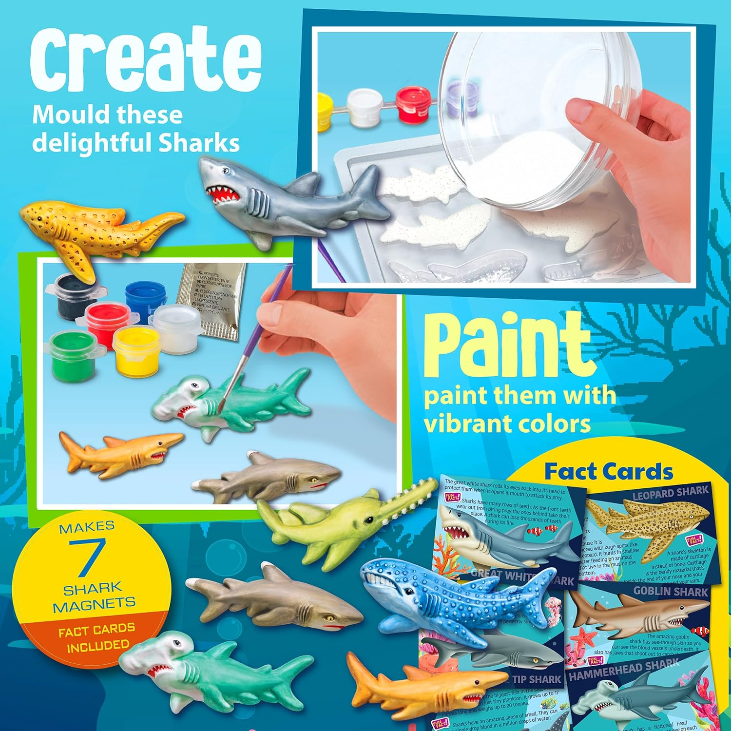 4M - Mould & Paint - Sharks