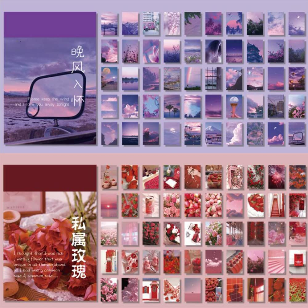 Betterjonny 400Pcs Washi Paper Stickers - 8 Styles Vintage Aesthetic Scrapbooking Decorative Stickers for Scrapbook Journaling DIY Arts Crafts image number 6