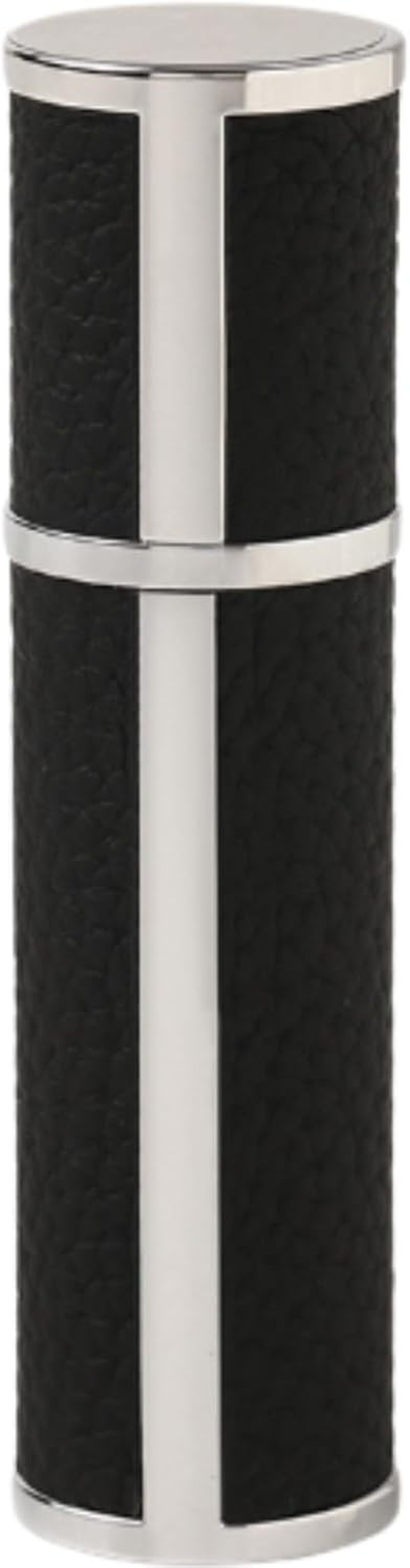 ASADAYS Magnetic Luxury Leather Perfume Atomiser 8ML Travel Refillable Spray Bottle with 5-Second Refill & 3-5 Days Scent Retention Ultra-Portable for Handbags (St-Black-5Ml) image number 3