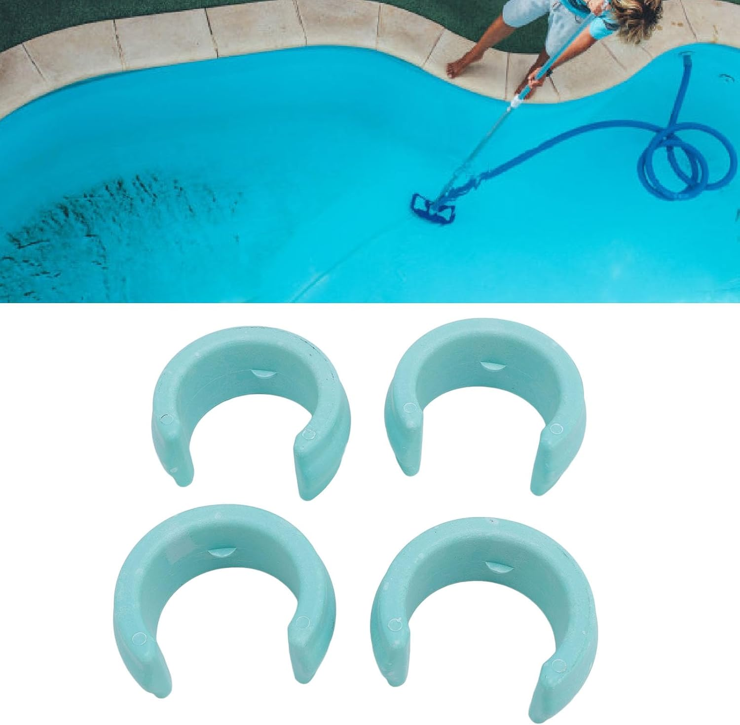 Pool Cleaner Hose Weight Replacement Weights 4PCS Universal Plastic Hose for W83247 X70105 with Easy Installation image number 2