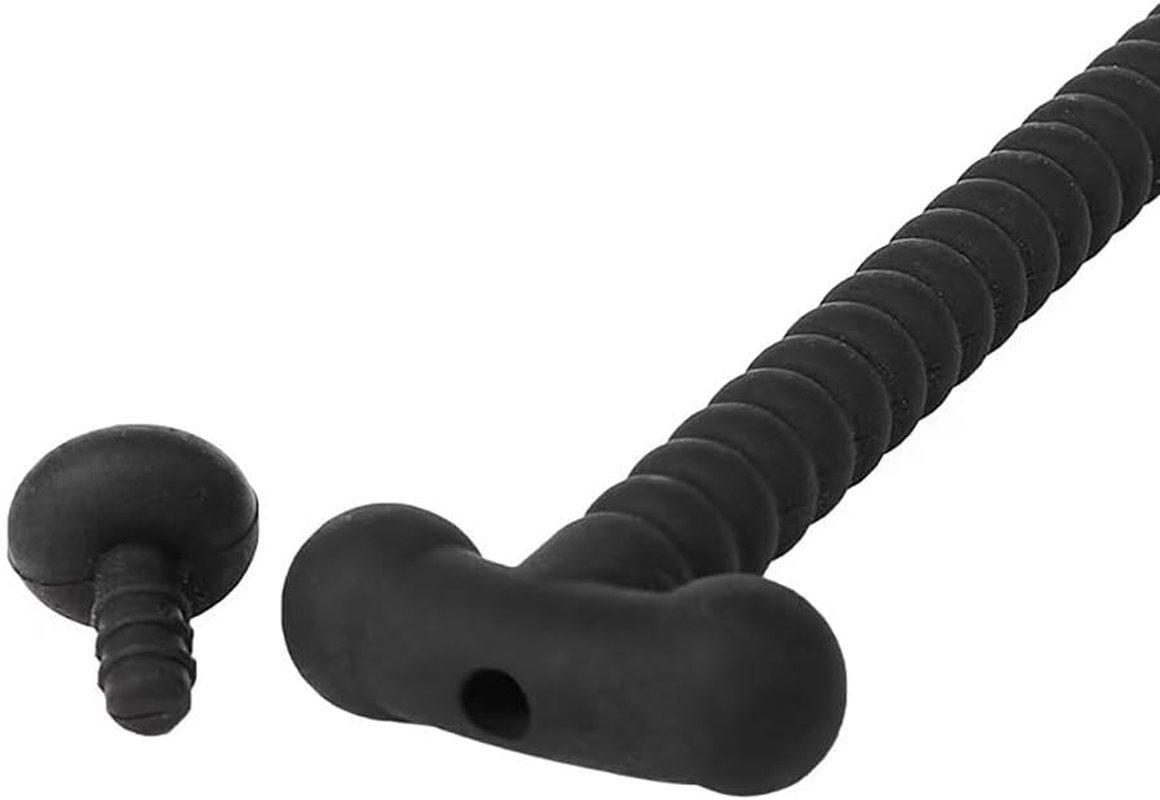 Silicone Penis Ring Urethral Probe Wand Urethral Sound Multi Beads Hollow Urethral Plug Probe Dilator Masturbation Rod image number 3