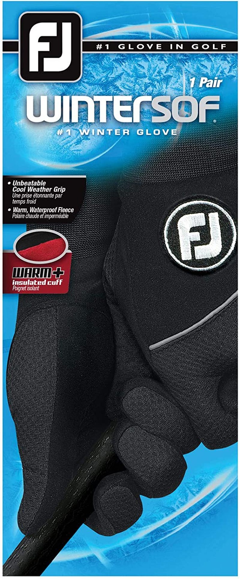 Footjoy Men'S Wintersof Golf Gloves, Pair (Black) image number 3
