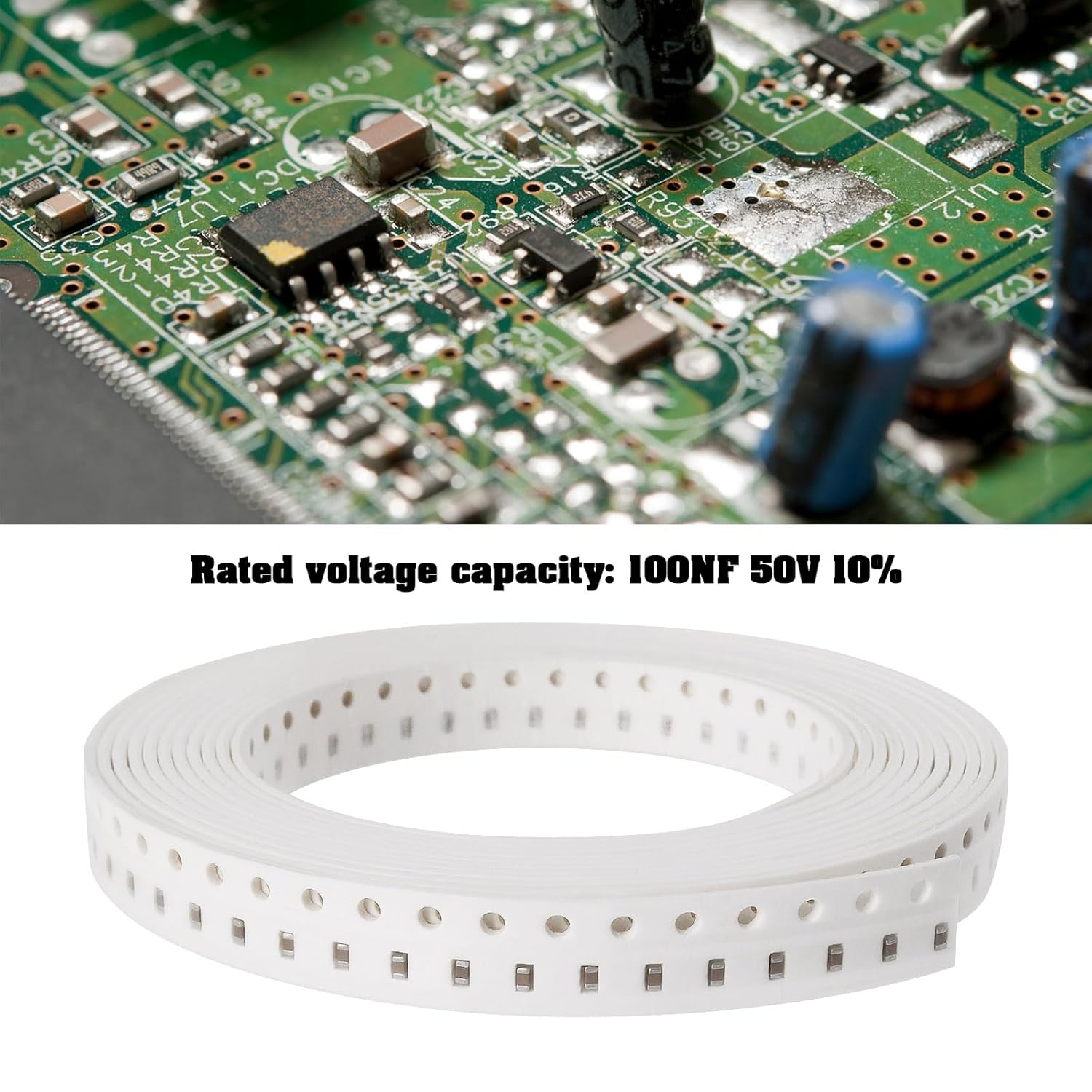 OTOTEC 500Pcs SMD Ceramic Capacitor Fuses 0603 Package 1608 Patch 100NF 50V 10% Suitable for Various Electronic Applications DIY Electronic Projects image number 6