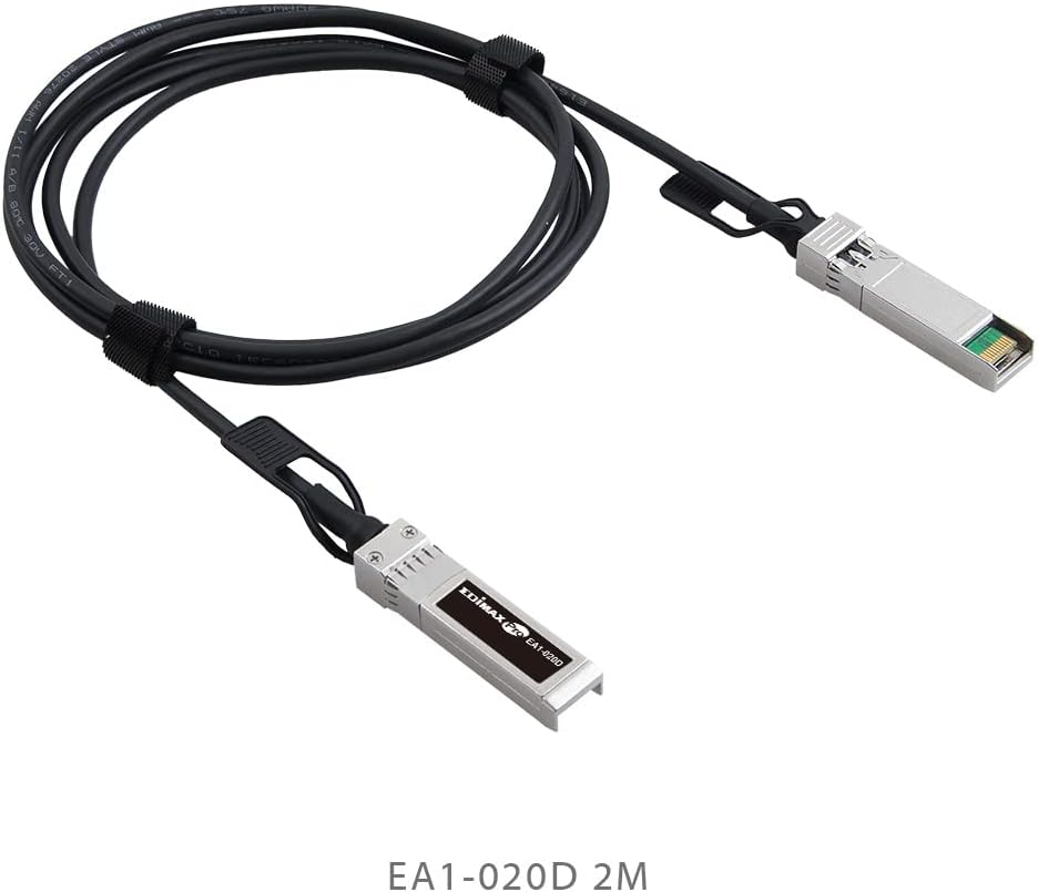 Edimax 10Gbe SFP and DAC Direct Attach Copper Twinax Cable, 2 Metre Length image number 3