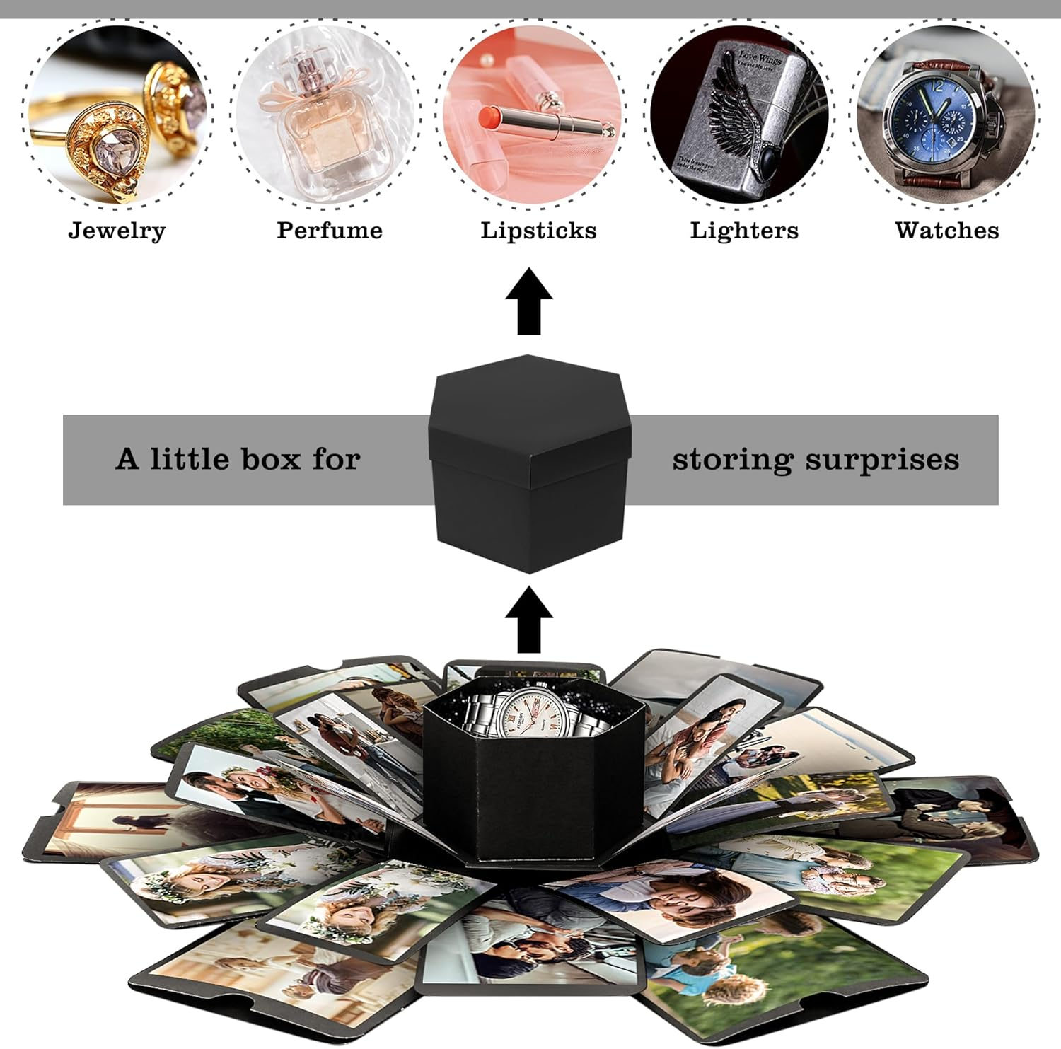 Explosion Gift Box Cajas Grandes Para Regalos Sorpresa Suitable for Marriage Proposal, Valentine'S Day or Birthday Gifts image number 5