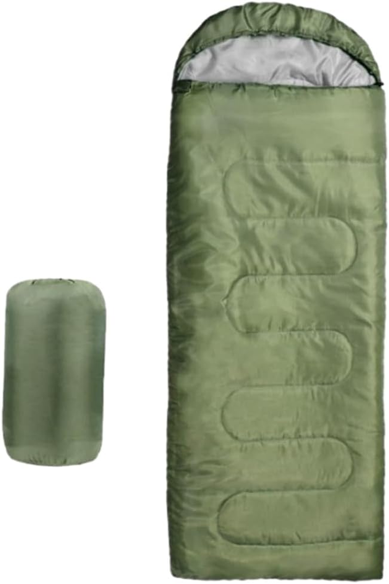 AIMALL Winter Camping Envelope Sleeping Bag for Adults, Outdoor Sleeping Bag for Travel and Mountain Climbing, Waterproof and Comfortable, 180+30 X 75 Cm