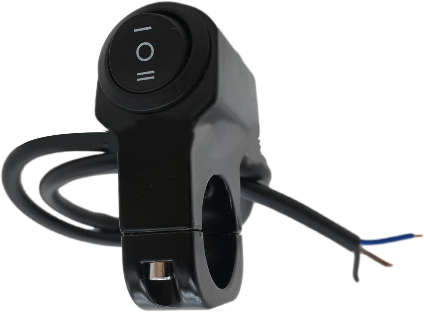 Motorcycle Headlight, 220W Motorcycle -Off, 12-60V Input Voltage Aluminum Alloy Third Gear Handlebar/Off for Motorcycle Helves image number 5