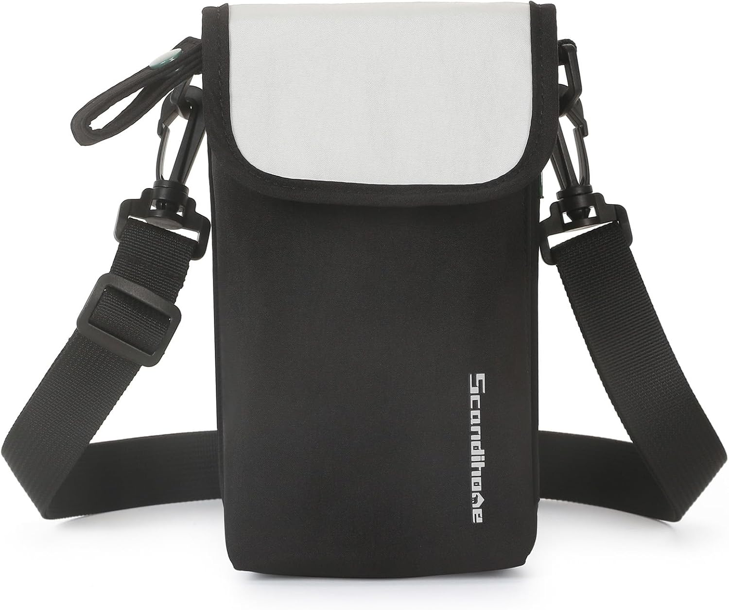 SEPWIK Water Bottle Carrier Bag with Phone Pocket 40Oz Water Bottle Holder Pouch with Adjustable Strap Water Bottle Sleeve for Walking Hiking Camping Gym Scandihome Series