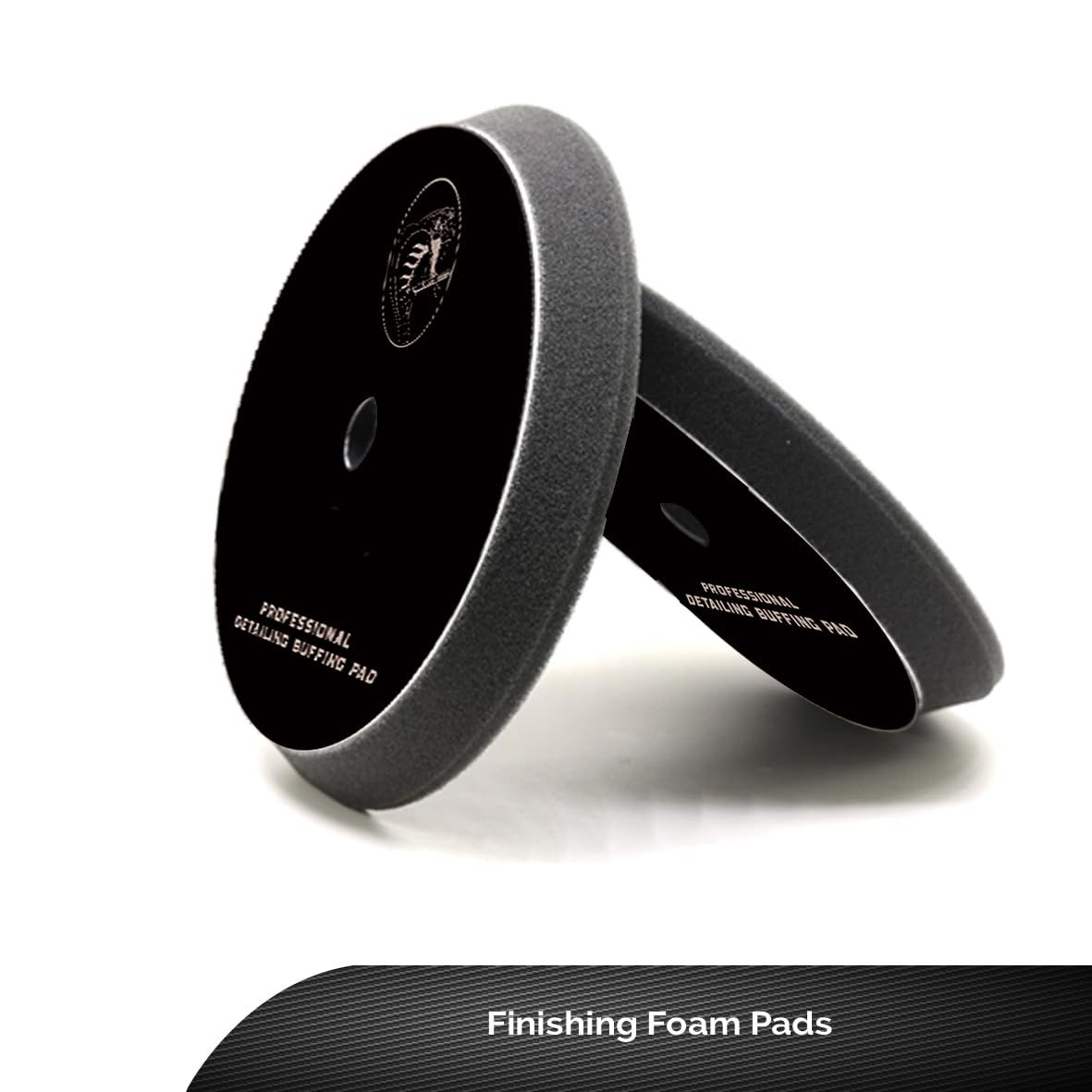Cobra WRAP TOOLS Finishing Foam Pads - Professional Detailing Buffing Pads - Durable, High-Performance Results - Perfect Designed for Cutting, Polishing & Finishing Automotive Surfaces | 6-Inch, Black
