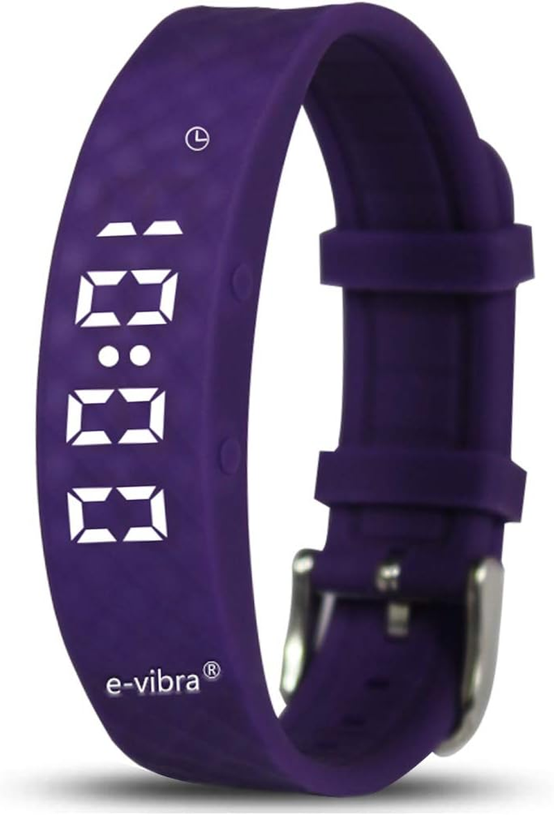 Potty Training Watch - Rechargeable Silent Vibrating Watch - Medical Reminder Watch - with Timer and 15 Daily Alarms (Pink)