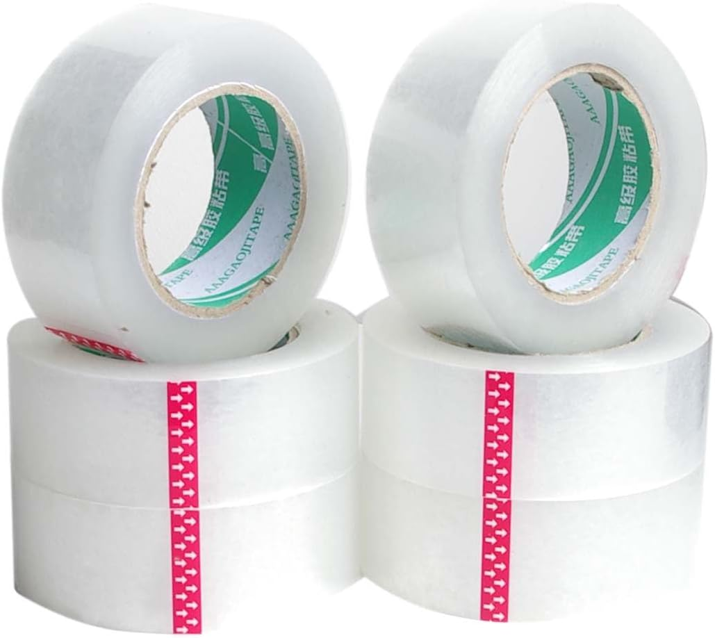 6 Rolls 150M Clear Packing Tape Sealing Tape 150M X 45Mm image number 3