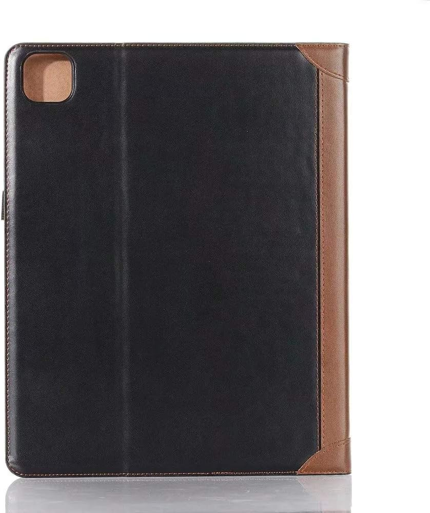 Ipad Air (13'') M3-2025 M2-2024 Case, Ipad Pro-3 4 5 6 (12.9'') Case with Pen Holder, Dmaos Business Vintage Book Synthetic Leather Stand Folio Smart Cover - Black image number 5
