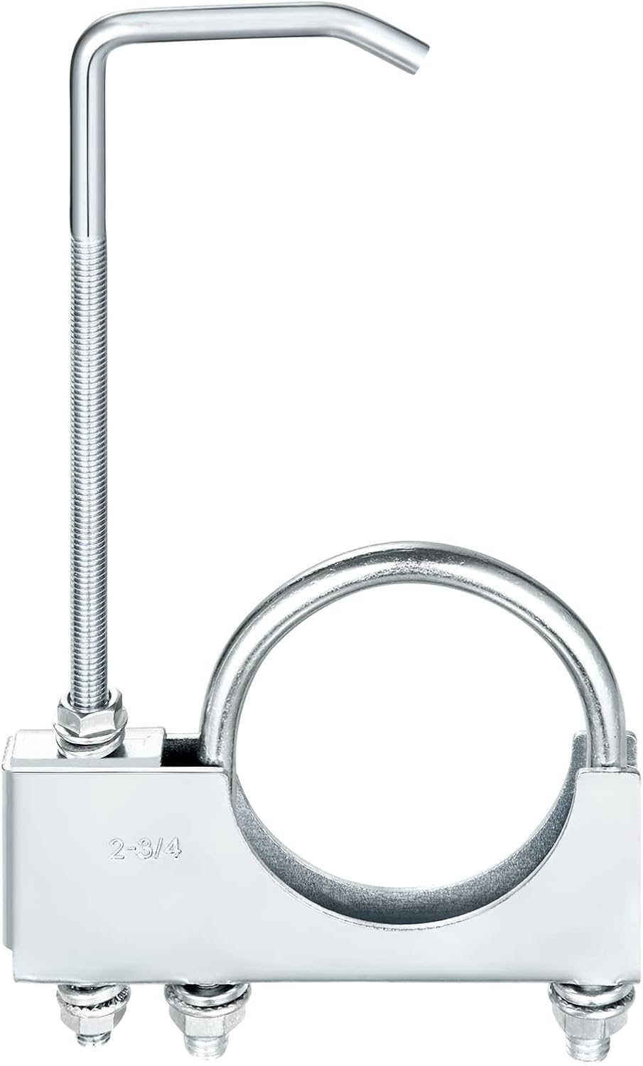 3" Universal Exhaust Clamp with Hanger for Ford F150 and Truck Exhaust Pipe Hanger image number 4