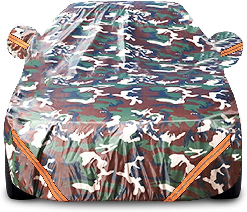 Car Cover for Toyota GT86/GR86, Universal Car Top Cover, for Outdoor Indoor Dustproof, with Side Zipper Reflective Strip(Black,Gt86 2017)