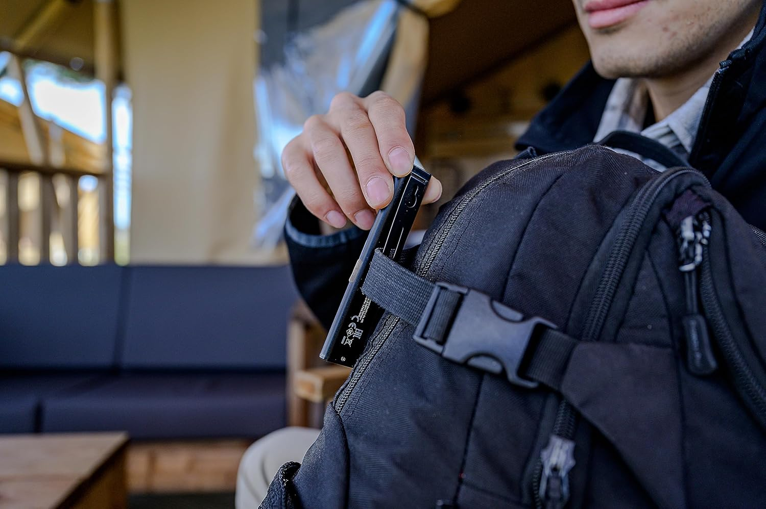 Brennenstuhl PL 200 AC/LED Flashlight with COB LED (200Lm, USB C Charging Cable, Lighting Duration up to 12H, COB Inspection Lamp with Magnet and Clip) image number 3