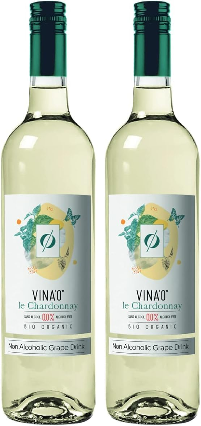 UNIVERS DRINK VINA&rsquo;0 Le Chardonnay Alcohol-Free Organic White Wine 750 Ml image number 2