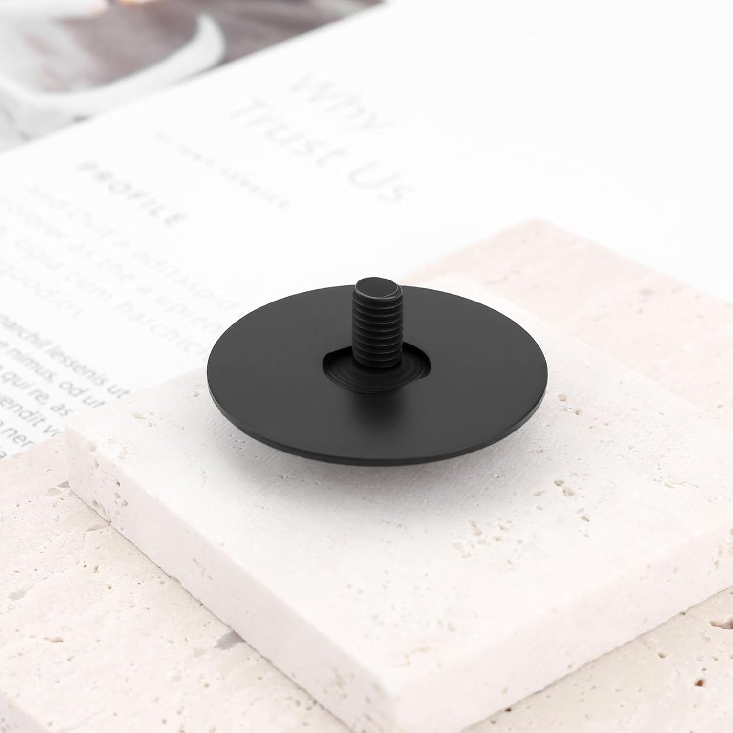 OTOTEC 2Pcs Lawn Mower Chainsaw Bolts Chainsaw Washer 90639221 90618229 Compatible with Dewalt DCCS620 DCCS620B DCCS620P1 Black image number 3