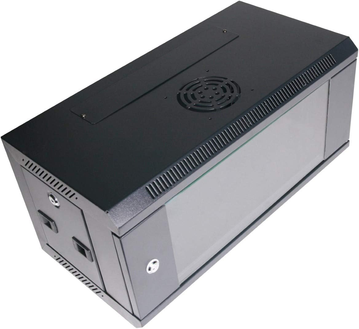 HCC 4RU 300Mm Deep Black Wall Mount Cabinet image number 1