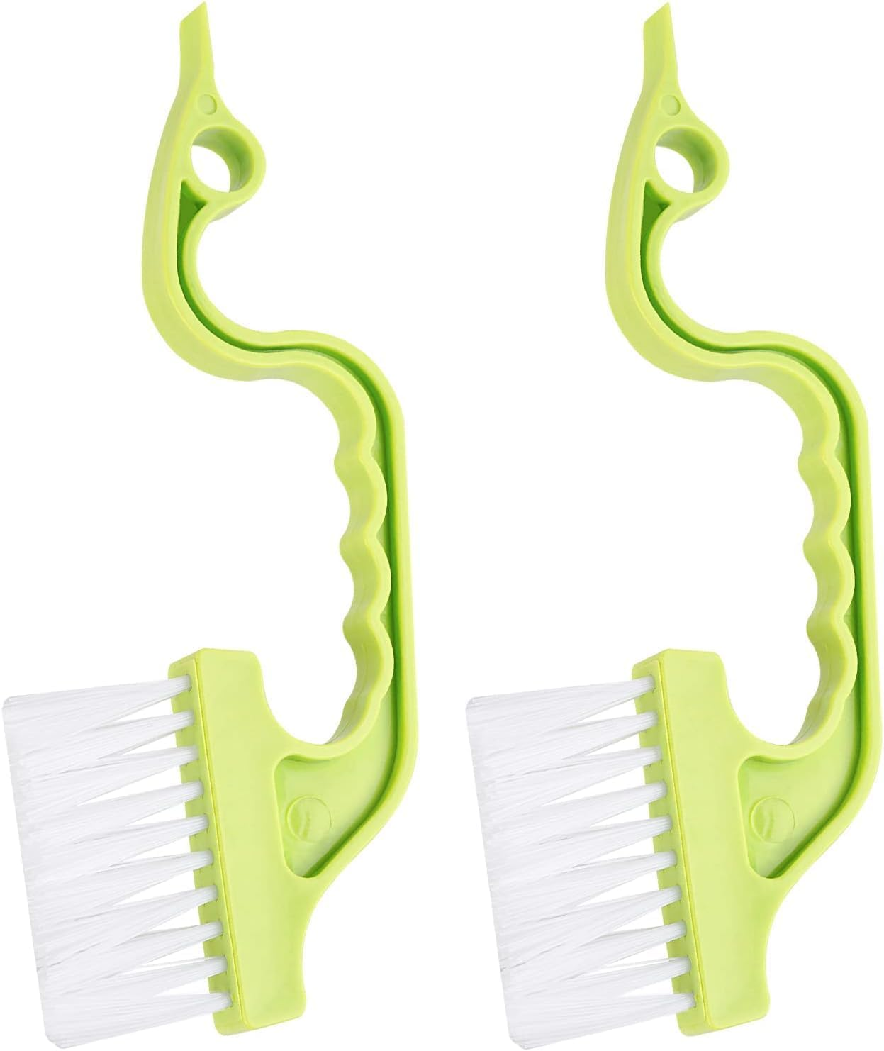 Hand-Held Groove Gap Cleaning Tools Door Window Track Kitchen Cleaning Brushes (2 Pcs) image number 2