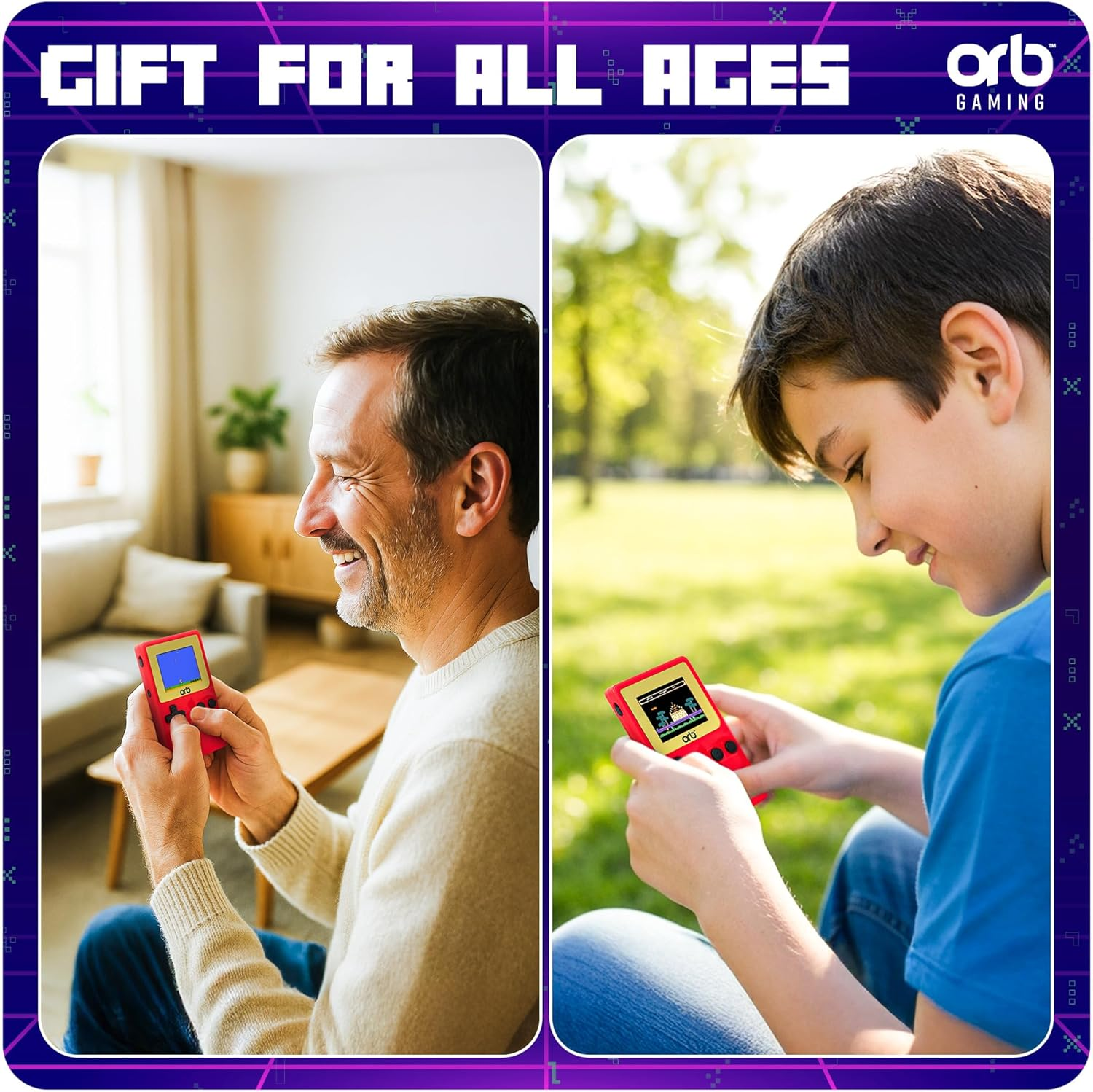 Thumbsup UK, ORB, Retro Handheld Console, 150 8-Bit Games, OR-RETHC image number 4