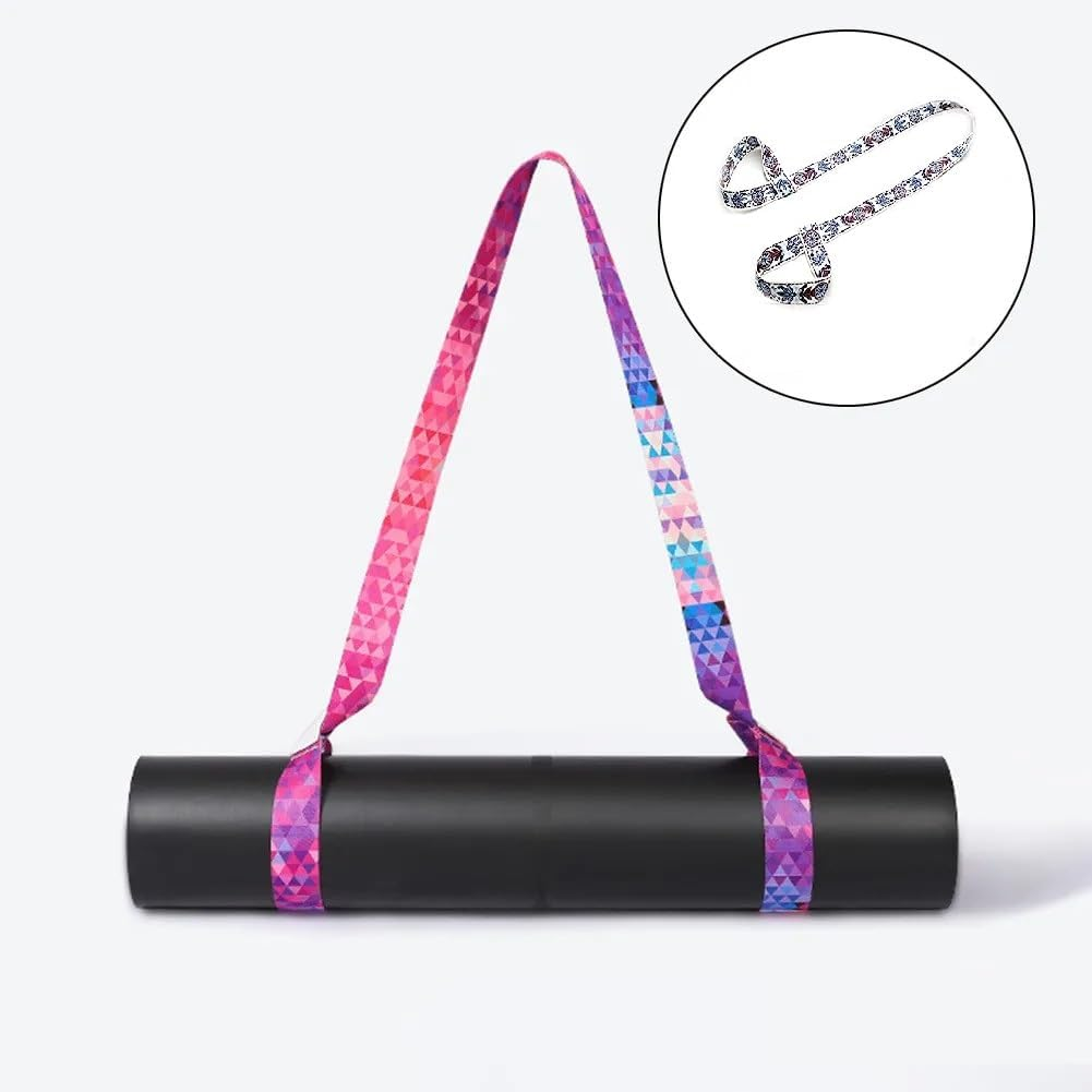 HTARTZ Yoga Mat Strap - Adjustable Durable Yoga Mat Carrier and Stretching Strap - Yoga Mat Strap Sling[Mat NOT Included]