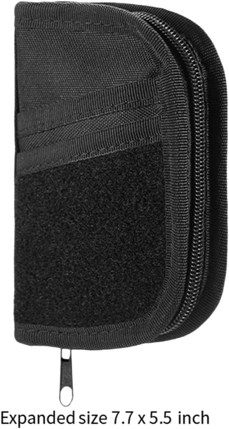 Folpus Pouch Organizer Purse with Compartments Utility Pouch for Multi Tools Card Holder Bag Wallet for Hiking Sports image number 4