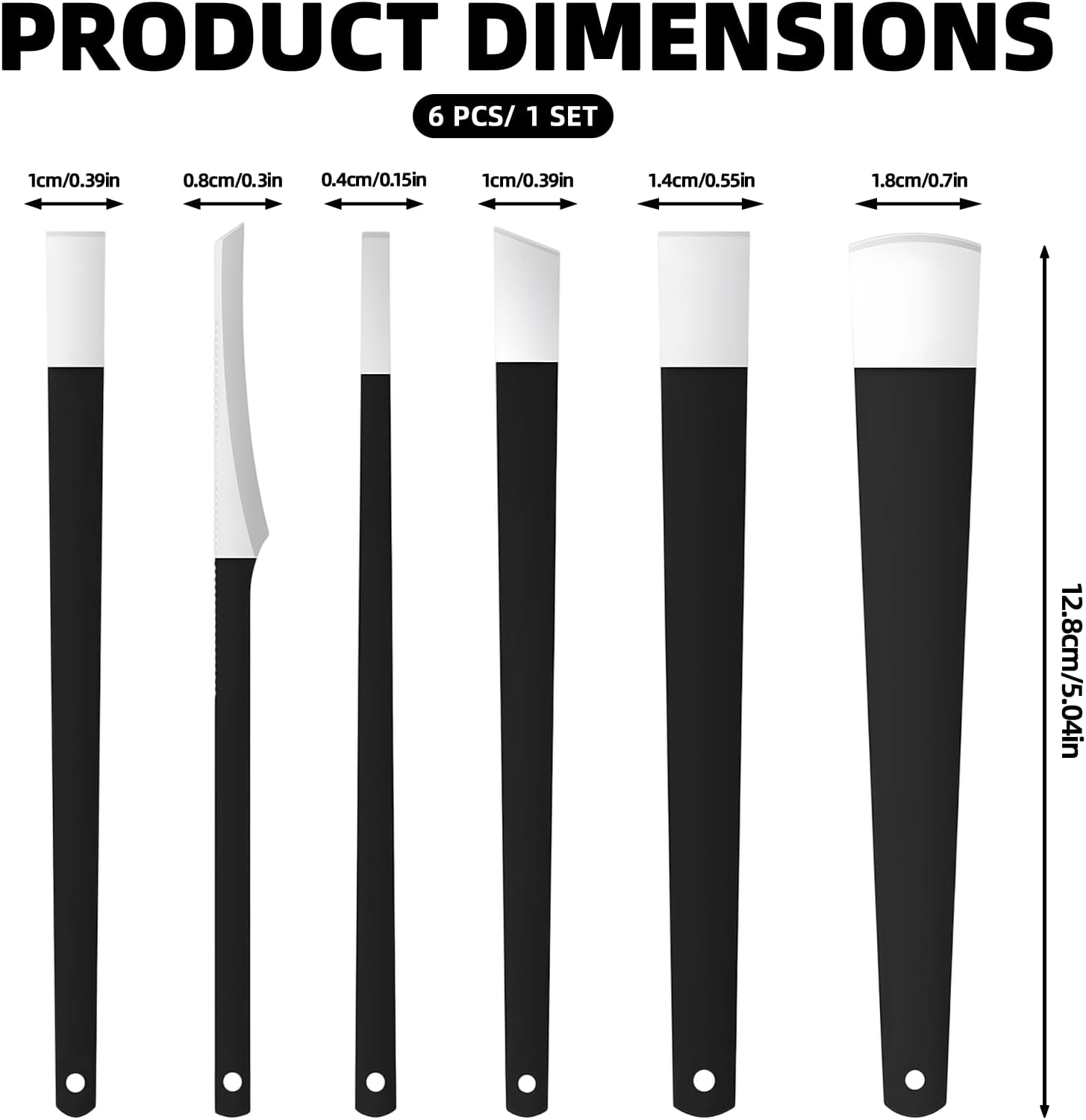 Stainless Steel Pedicure Set 6-Piece Professional Ingrown Toenails Set with Callus Obe, Pedicure Knife, Nail Lifter, Foot Care Set with Storage Box for Home, Travel Podiatry Instruments image number 6