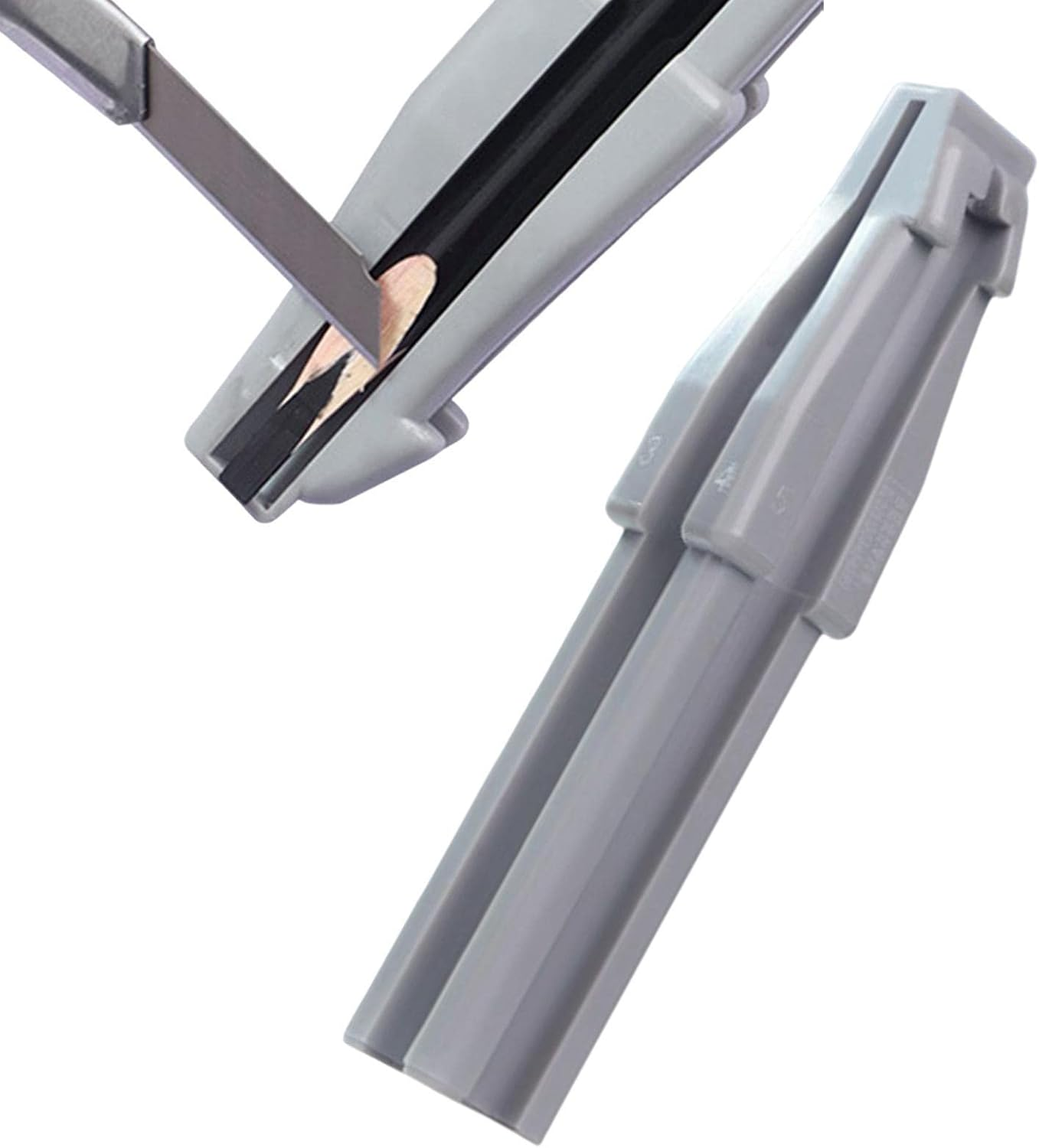 Huayeex Duckbill-Shape Eyebrow Pencil Shaper | Cosmetic Art Pencil | Compact Cosmetic Shaper for Beginners & Professional image number 3