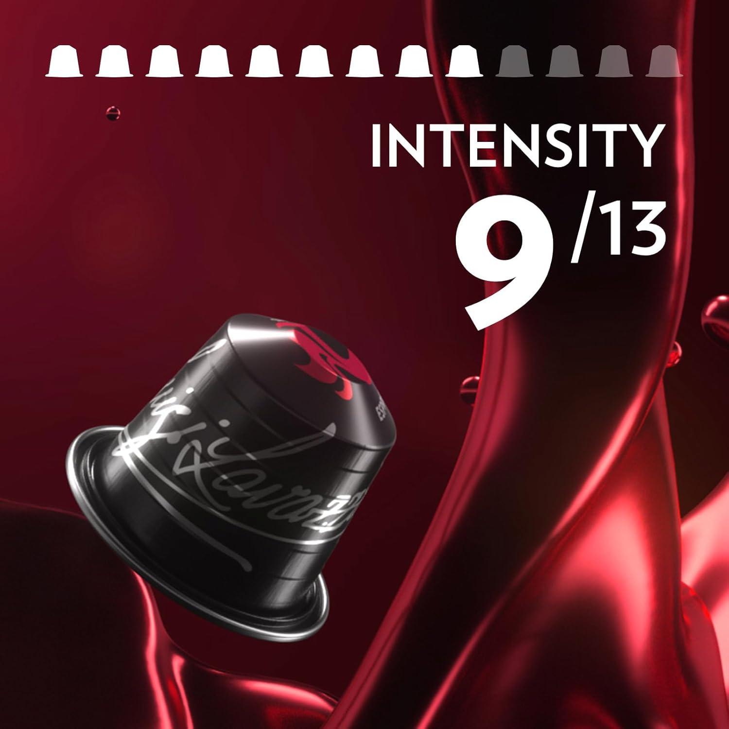 Lavazza, Espresso Maestro Classico, 100 Aluminium Coffee Pods Compatible with Nespresso Original Machines, Cereals & Cookies Notes, 100% Arabica, Intensity 9, Medium-Dark Roast, 10 Packs of 10 Pods