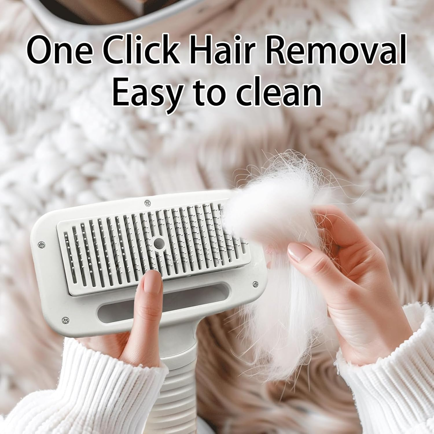 Xoxel Pet Hair-Drying Comb Pet Hair Dryer with Slicker Brush, 2-In-1 Grooming Dryer for Dogs & Cats | Lightweight, Quiet, Adjustable Temp | Perfect for Small to Medium Pets