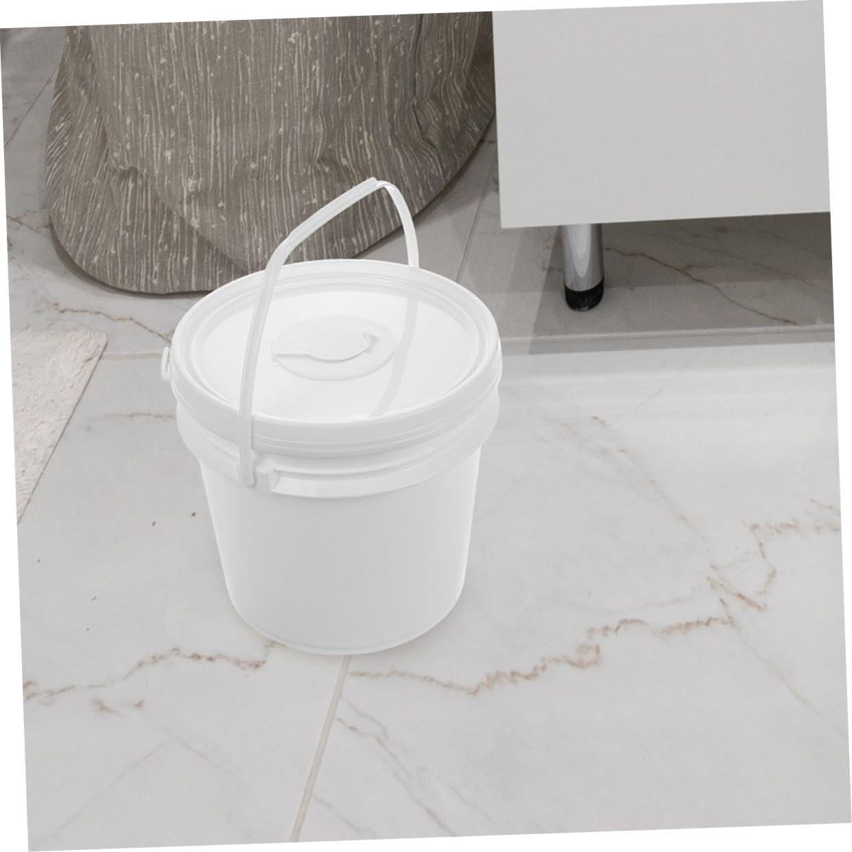 Travel Home Wet Wipes Holder Easy-Carry Handle Reusable Wipes Dispenser Bucket for Car image number 1