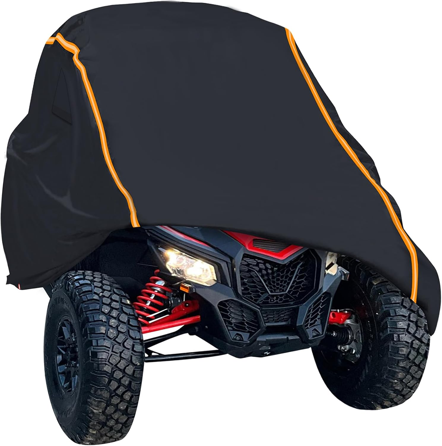 Starknightmt UTV Cover 2 Seater, Full Cover Compatible with Can Am Maverick X3 /Turbo / 900, Kawasaki, CFMOTO, RZR, Talon, SXS Heavy-Duty All Weather Protection Cover 2-3 Seater image number 6