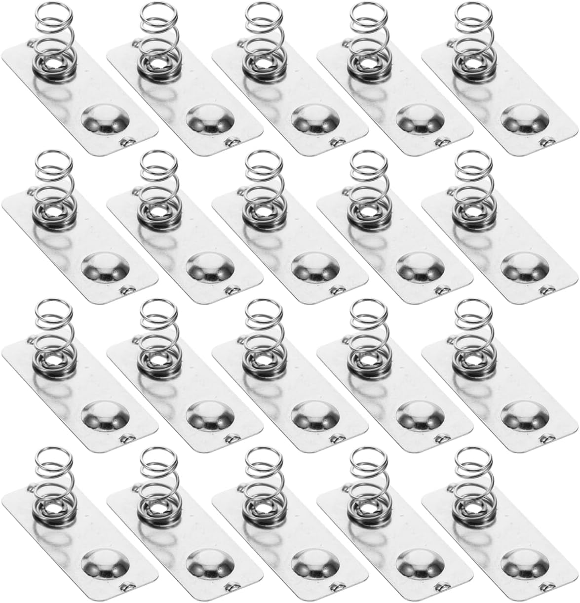 Battery Spring Plate 20 Pack - Metal Spring Contacts for Toy Accessories & Remote Control Parts Reliable Battery Connectors Easy Installation image number 6