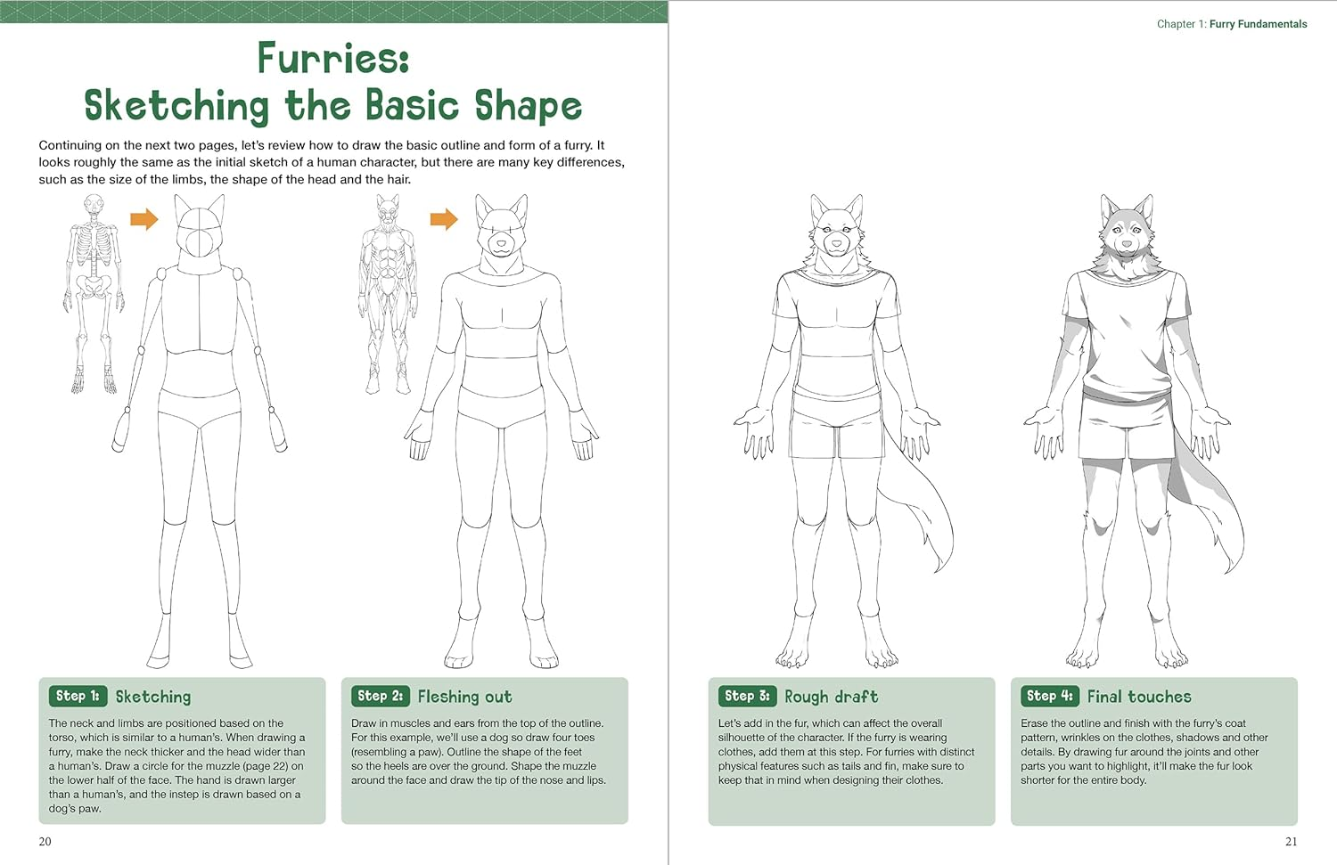 The Ultimate Guide to Drawing Manga Action Furries: Create Your Own Anthropomorphic Fantasy Characters: Lessons from 14 Leading Japanese Illustrators (With over 1,000 Illustrations) image number 2
