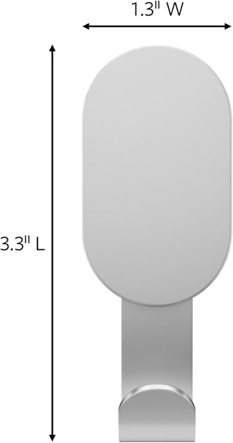 3M 3DH15SLV-2ESF Claw Hooks, Medium, Silver image number 6