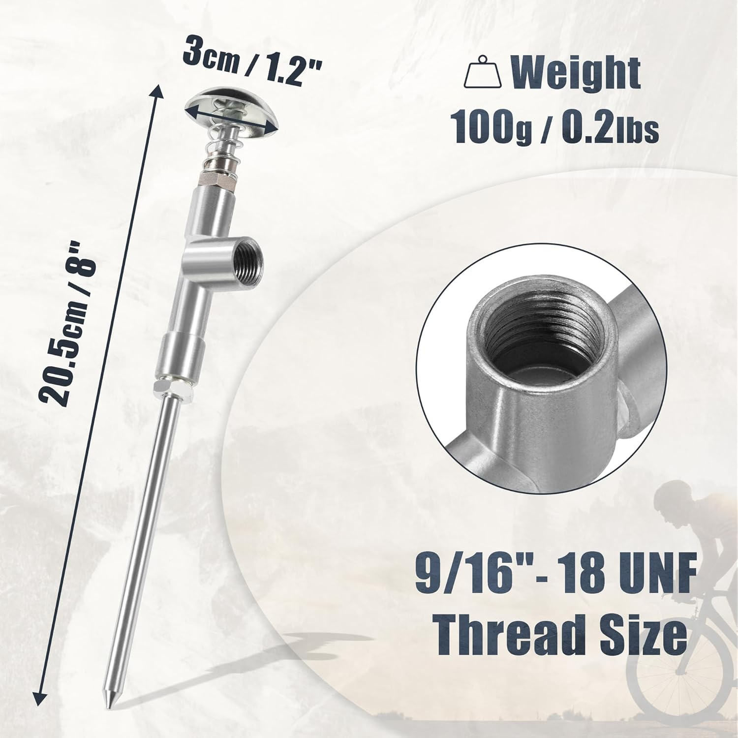 Cyclingdeal Mini Grease Gun with Precision Dispensing Extra Long Nozzle - Bicycle Lubricant Bicycle Grease Applicator - Bike Grease Gun Small Grease Gun - Perfect to Lubricate Tools Bearings Cables image number 1