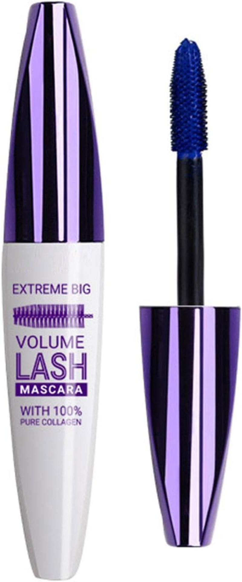 5D Silk Fiber Lash Mascara, Lengthening & Voluminous, Waterproof & Smudge-Proof, No Clumping