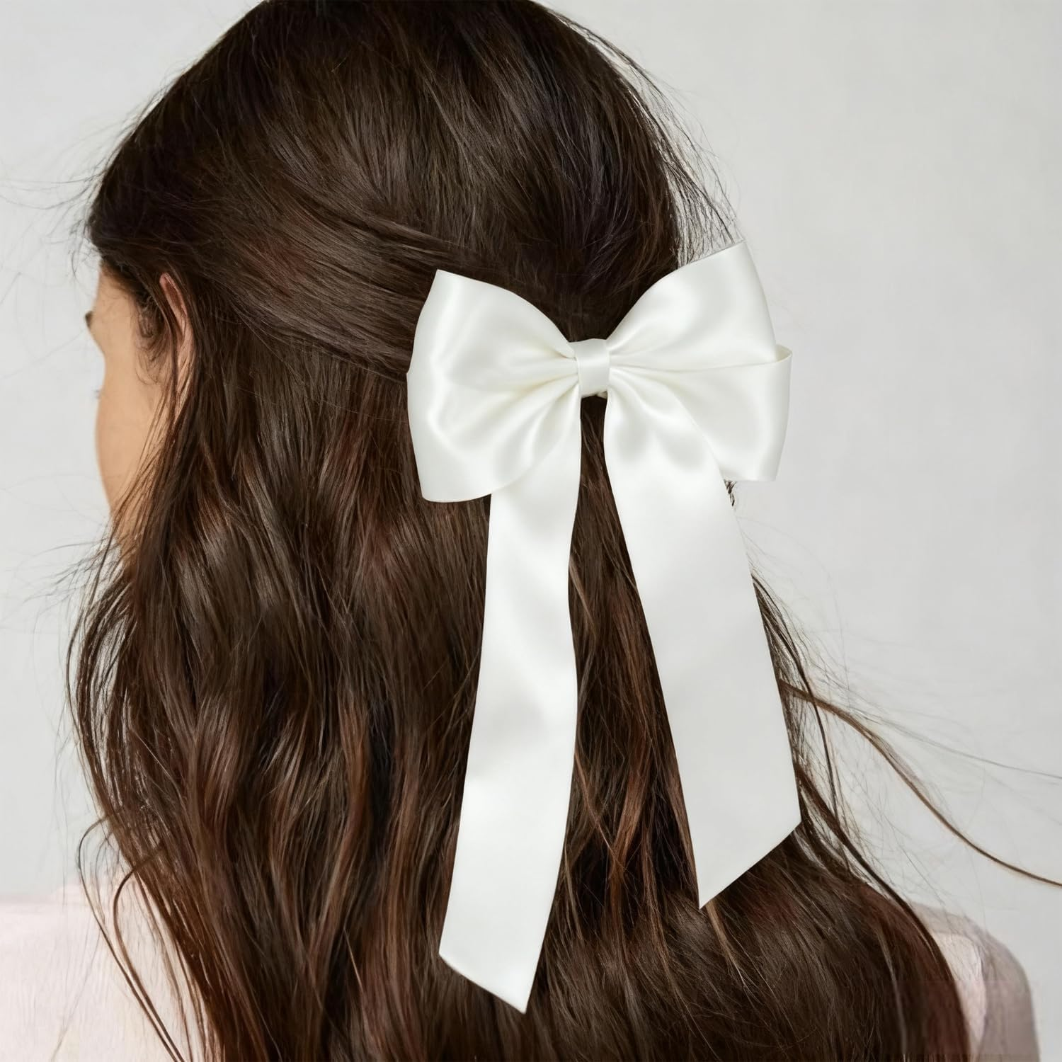 4 Hair Pins with Bow, All Same Streamer Hairpin, Personalised Fashion Hair Accessories, Suitable for Daily Use, Event Party Scenes