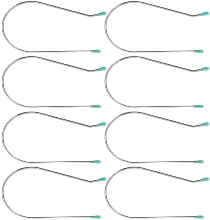 8 Pcs Silver Hot Curler Clips Replacement Kit, Hot Roller Clips Rollers Securing Pins Fits 2 Inch Hot Rollers,Hot Roller Clips Replacement Styling Tools and Appliances