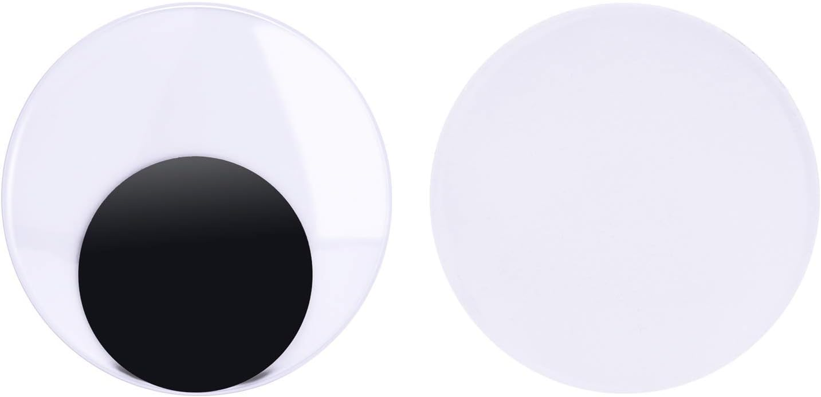 Sunmns 4 Inch Large Sized Plastic Wiggle Eyes with Self Adhesive for Craft Decorations, 4 Pack image number 6