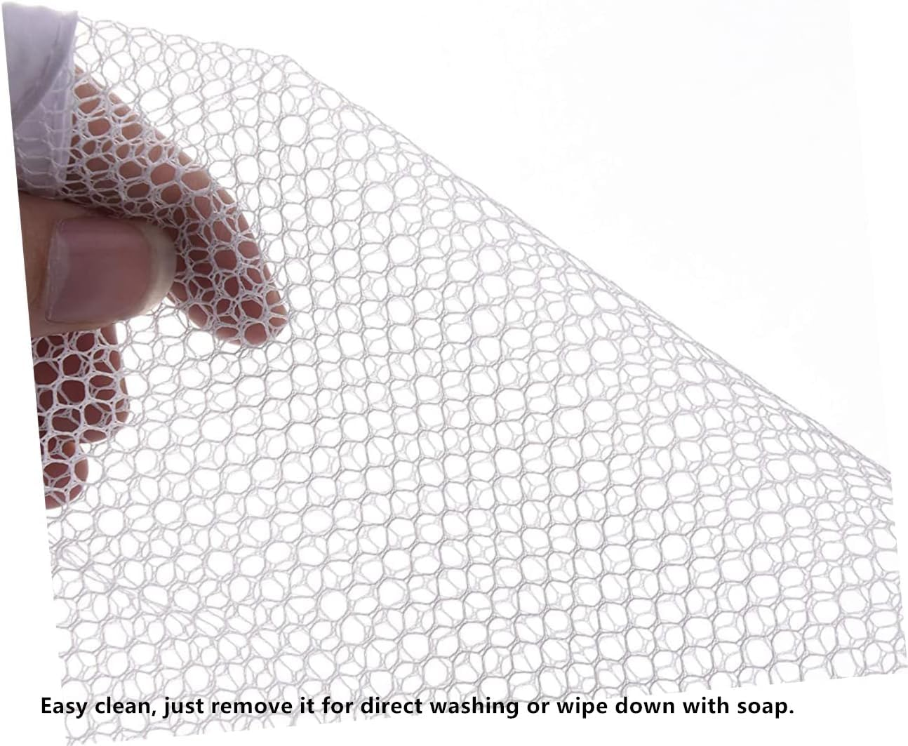 Stair Protection Net Balcony Net for Pets Stair Net for Pets Railing Safety Net for Proofing Proof Balcony Net Cat Netting,For Stairs/Railings, Indoor Outdoor Use, White image number 2