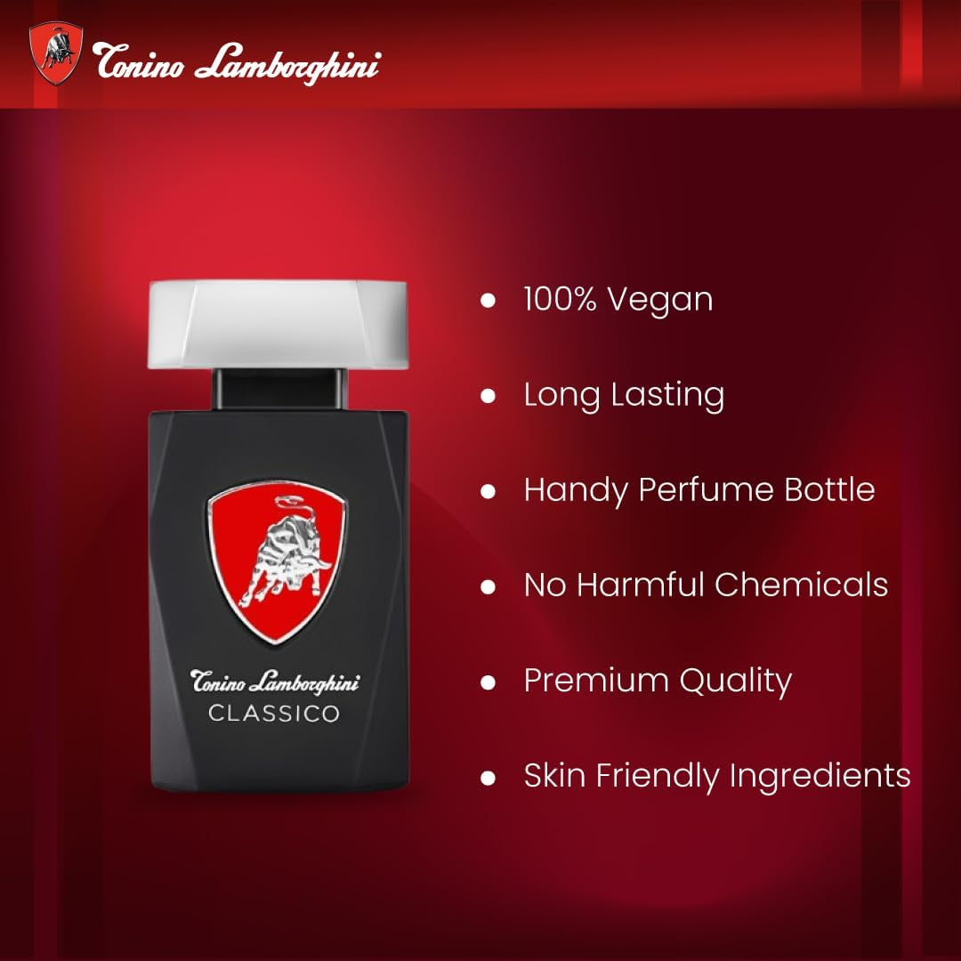 Lamborghini Classico 125Ml Eau De Toilette, 0.5 Kg image number 5