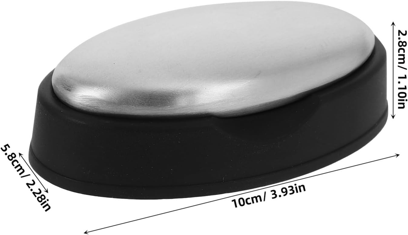 LABRIMP Stainless Steel Soap Bar Odor Remover for Kitchen Fish Smell Shaped Soap Reusable Odor Absorber for Hands image number 6